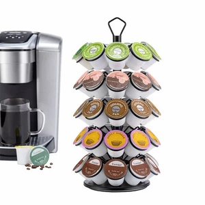 K-Cup Storage Coffee Capsules Pod Holder Carousel Capsule Display Storage for... - Picture 1 of 7