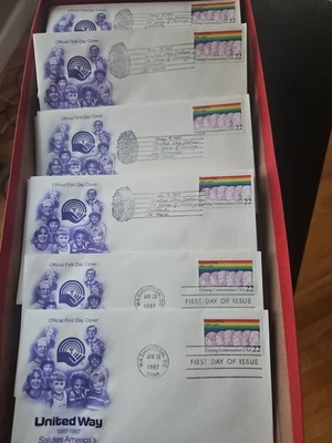 ArtCraft 1987 United Way First Day Issue - Image 1 of 4