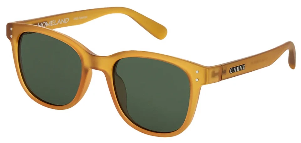Gafas de sol Carve Homeland - Miel mate / Verde inyectado polarizadas - Nuevas Foto 1 de 1