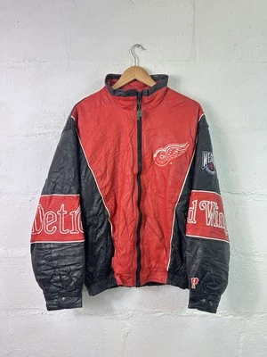 Red/Black ProPlayer Detroit Red Wings Leather jacket - Image 1 of 4
