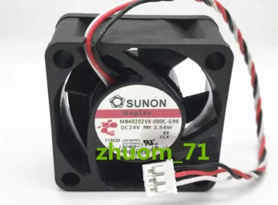 1PC SUNON MB40202VX-000C-G99 4020 DC24V 1.54W inverter cooling fan - Image 1 of 3