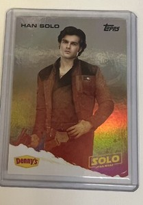 Solo: A Star Wars Story - Denny’s Han Solo TOPPS Card Foil 1:100 Rare 2018