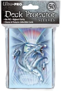 Ultra Pro Deck Protector 50ct Standard Size Sleeves Monte Blue Diamond Dragon - Picture 1 of 1