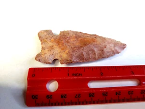 Authentic Graham cave point made of red chert from Polk co Mo. - Picture 1 of 4