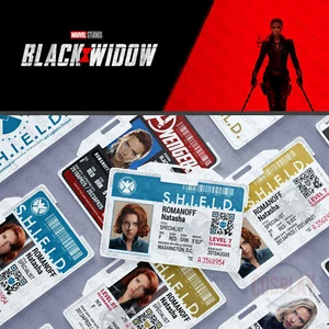 Natasha Romanoff | Black Widow ID Badge | Avengers SHIELD ID, Scarlett Johansson - Picture 1 of 8