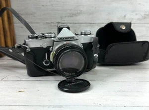 Olympus OM-1n SLR Film Camera w/ 50mm f1.8 Lens - Picture 1 of 10