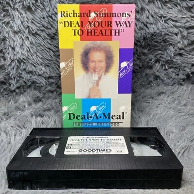 Richard Simmons Deal A Meal Your Way To Health Instructional Video VHS Tape 1993 - Image 1 of 4
