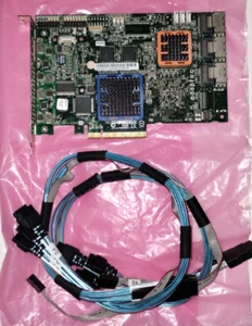 Adaptec ASR-31205/256MB RAID Controller 12 Port SATA/SAS inc 2x Cables - Picture 1 of 2