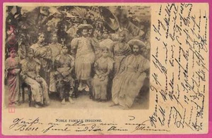 ag3807 - INDIA - POSTAL DE COLECCIÓN - 1904 - UNA NOBLE FAMILIA INDIA - Imagen 1 de 1