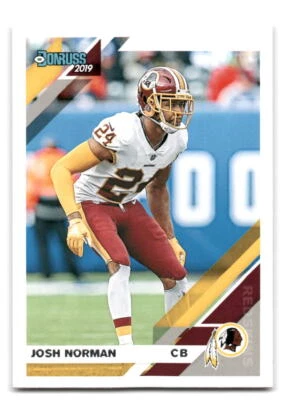 Josh Norman 2019 Donruss FOOTBALL #152 Washington Redskins - Image 1 of 2