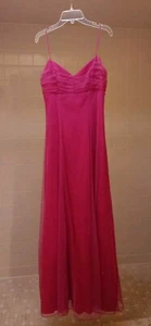 Sparkling Lined Fuchsia Pink Gown Blondie Nites Sz S Going Out Of Business Sale - Picture 1 of 13