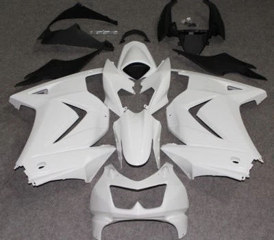 Unpainted Fairing Kit Fit For Kawasaki Ninja 250R 2008-2012 EX250 09 10 Bodywork - Image 1 of 4