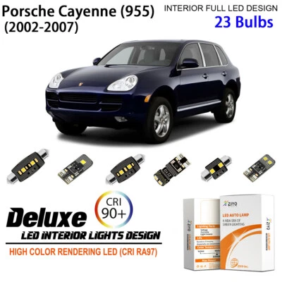 LED Interior Light Kit for Porsche Cayenne 955 White LED Light Bulbs Upgrade - Image 1 of 4