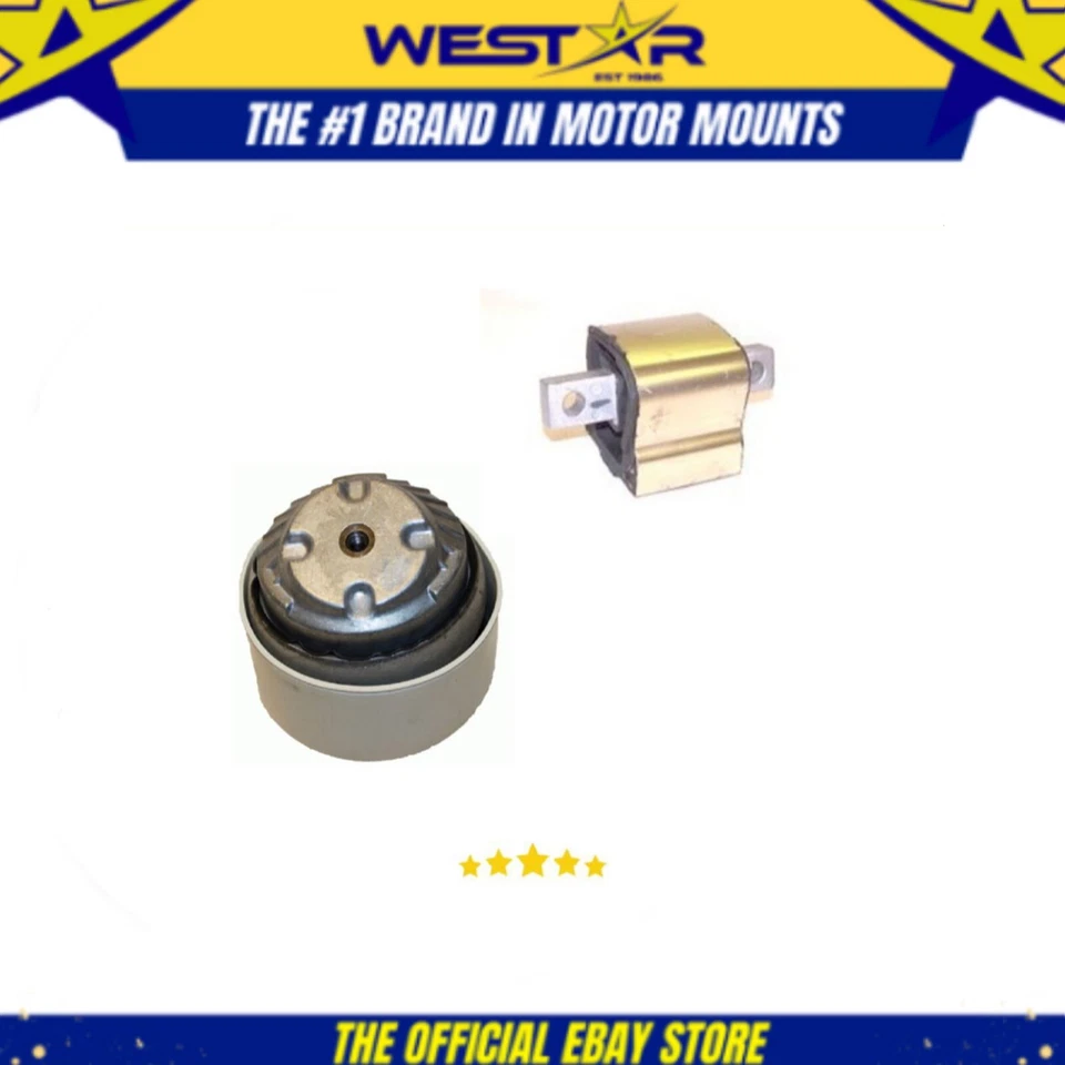 Juego de 2 piezas de montaje de motor delantero y transmisión para Mercedes-Benz E320 2003-2005 3,2 L Foto 1 de 4