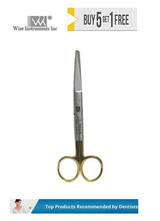 Dental Surgical Scissor Straight/Blunt Tungsten Carbide by Wise instruments - Image 1 of 1