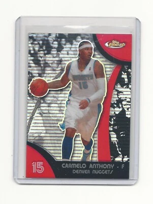 2007-08 Topps Finest Carmelo Anthony Refractor Cards # 15 - Image 1 of 2