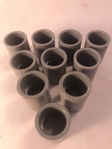 1/2" (0,5") PVC Rohrkupplung - 10 Stück - Bild 1 von 1