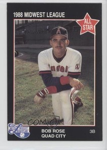 1988 Midwest League All-Star Bobby Rose #23