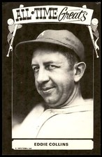 1973 TCMA ALL-TIME GREATS POSTCARDS - EDDIE COLLINS PHILADELPHIA ATHLETICS