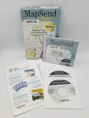 MAGELLAN MapSend US Topo CD-ROM for Magellan Map 330 Series #980611 2001 - Image 1 of 4