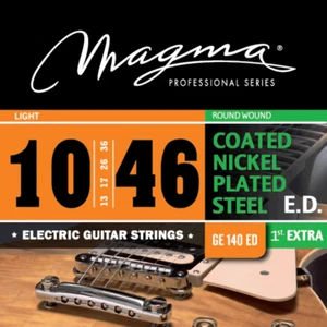 Magma Electric Guitar Strings Regular Gauge COATED Nickel Plated Steel Set .010 - Picture 1 of 5