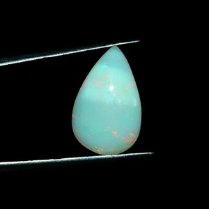 Piedra preciosa suelta cabujón pera ópalo etíope 20X13X6 mm 6,90 quilates Welo Fire - Imagen 1 de 2