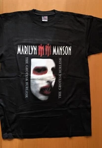 MARILYN MANSON THE GROTESK BURLESK EUROPEAN TOUR 2003 T-SHIRT - Imagen 1 de 5