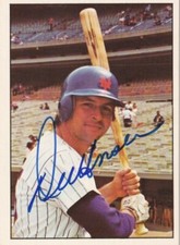 DEL UNSER  NEW YORK METS  SIGNED 1975 SSPC CARD #535