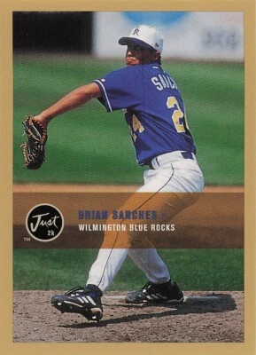 2000 Just #187 Brian Sanches Gold - Image 1 of 2