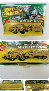 Mini Wheels Army Truck Die-cast Plastic Set Supreme Auxiliary Troop No. 234 AG - Picture 1 of 7