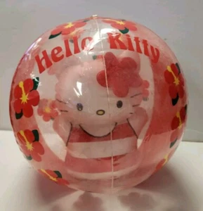 HELLO KITTY Vintage 10 Inch Inflatable Beach Ball 1998 ST Japan Sanrio - Bild 1 von 6