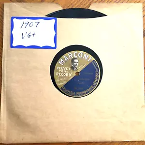 MARCONI VELVET-TONE 78 RPM "OLD FOLKS AT HOME" MINSTRELS - 1907 - Picture 1 of 4