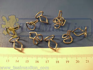 10 agrafes métalliques de panneau de porte pour Renault 4 R4 4L 6 R6 - Picture 1 of 1