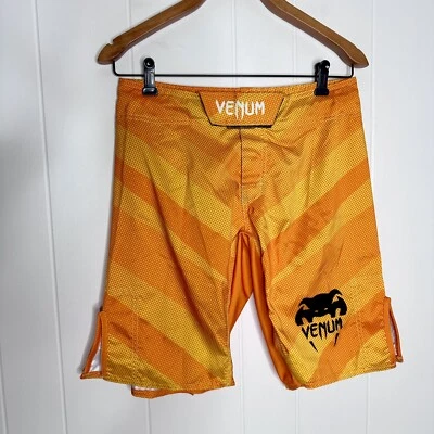 Pantalones Cortos Venum MMA Fight Team - Para Hombre XS 30 - Naranja Poliéster Foto 1 de 4