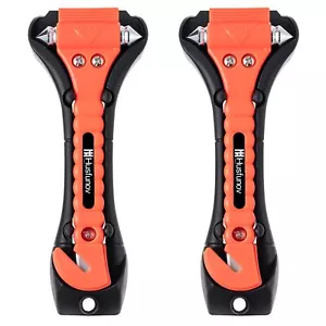 Auto Car Escape Tool, Car Window Glass Hammer Breaker and Seat Belt Cutter - Picture 1 of 6