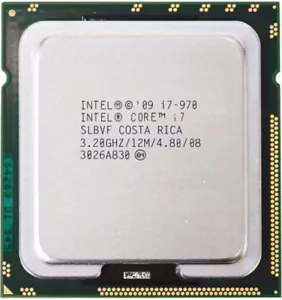 Intel Core i7-970 Processor 12M Cache 3.20 GHz LGA1366 130W 32nm CPU Processor - Picture 1 of 1