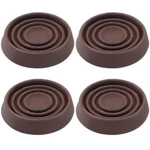 1.5 inch Furniture Caster Cups Round Rubber Furniture Pads Anti Slide Floor P... - Picture 1 of 5