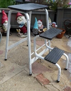 Vintage Retro Folding Step Stool - Picture 1 of 8