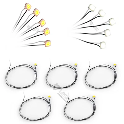 LED Scheinwerfer Licht Perlen für Tamiya 1/14 RC Lkw für Scania MAN Volvo Teile - Bild 1 von 4