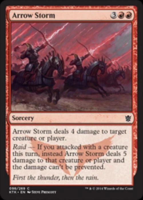 Arrow Storm -Foil Light Play MTG Khans of Tarkir - Image 1 of 1