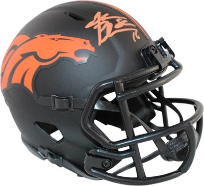 Jake Plummer Autographed/Signed Denver Broncos Eclipse Mini Helmet Beckett 59392 - Image 1 of 4