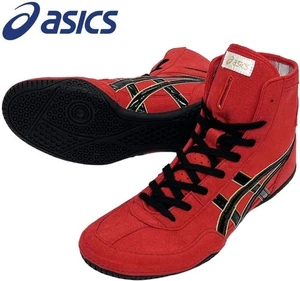 ASICS EX-EO Wrestling Boxing Shoes 1083A001 TWR900 Red Black Gold Model - Picture 1 of 10