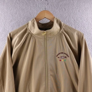 LRG Roots and Equipment Mens Track Jacket Tan Full Zip Treachtown Rockers 3XL - Picture 1 of 7