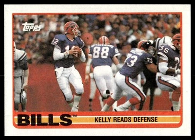 1989 Topps Bills Team Leaders (Kelly Reads Defense) TL #40 Set Break - Image 1 of 2