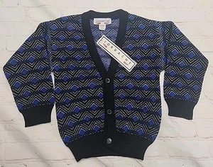 NWT Vintage Jordache Grandpa Sweater Girls Size 6 - Picture 1 of 8