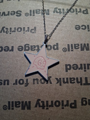 Gucci Collana Fantasma Ciondolo Stella GG Catena Argento Rosa 925 SV925