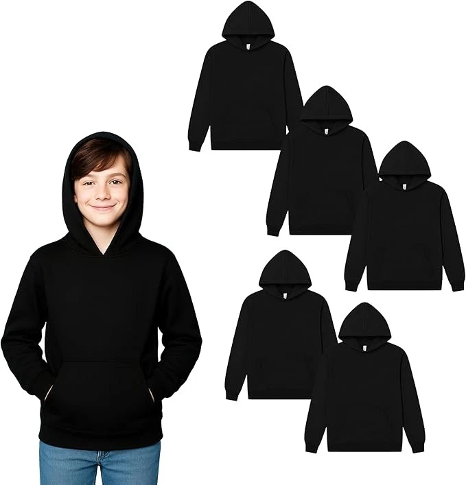 Gift Hub Kids Hoodie Jumper for Unisex 2 3 and 5 Pack Sports Casual Wear - Image 1 of 1