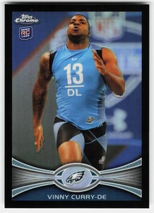 Topps 2012 cromo negro refractors Vinny Curry novato #131 Eagles RC/299 - Imagen 1 de 2