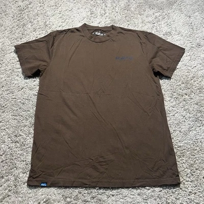 Kavu Organic Cotton T Shirt Mens Brown Surf Boards Soft Lightweight  - Image 1 of 4