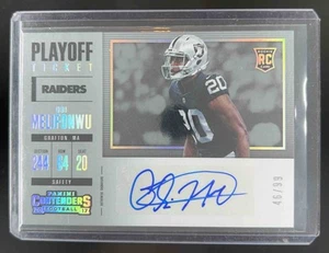 2017 Panini Contenders Obi Melifonwu Playoff Ticket 46/99 #289 RC Auto - Picture 1 of 10